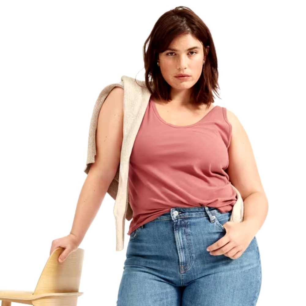 Everlane Air Cami Tank Top Burnt Sienna Size Small